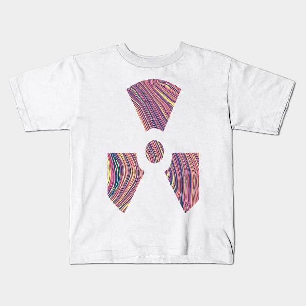 Marbled Geode Kids T-Shirt by RoxanneG